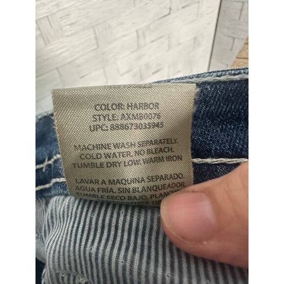 Axel men’s jeans slim boot cut light wash distressed casual denim western - Picture 8 of 16